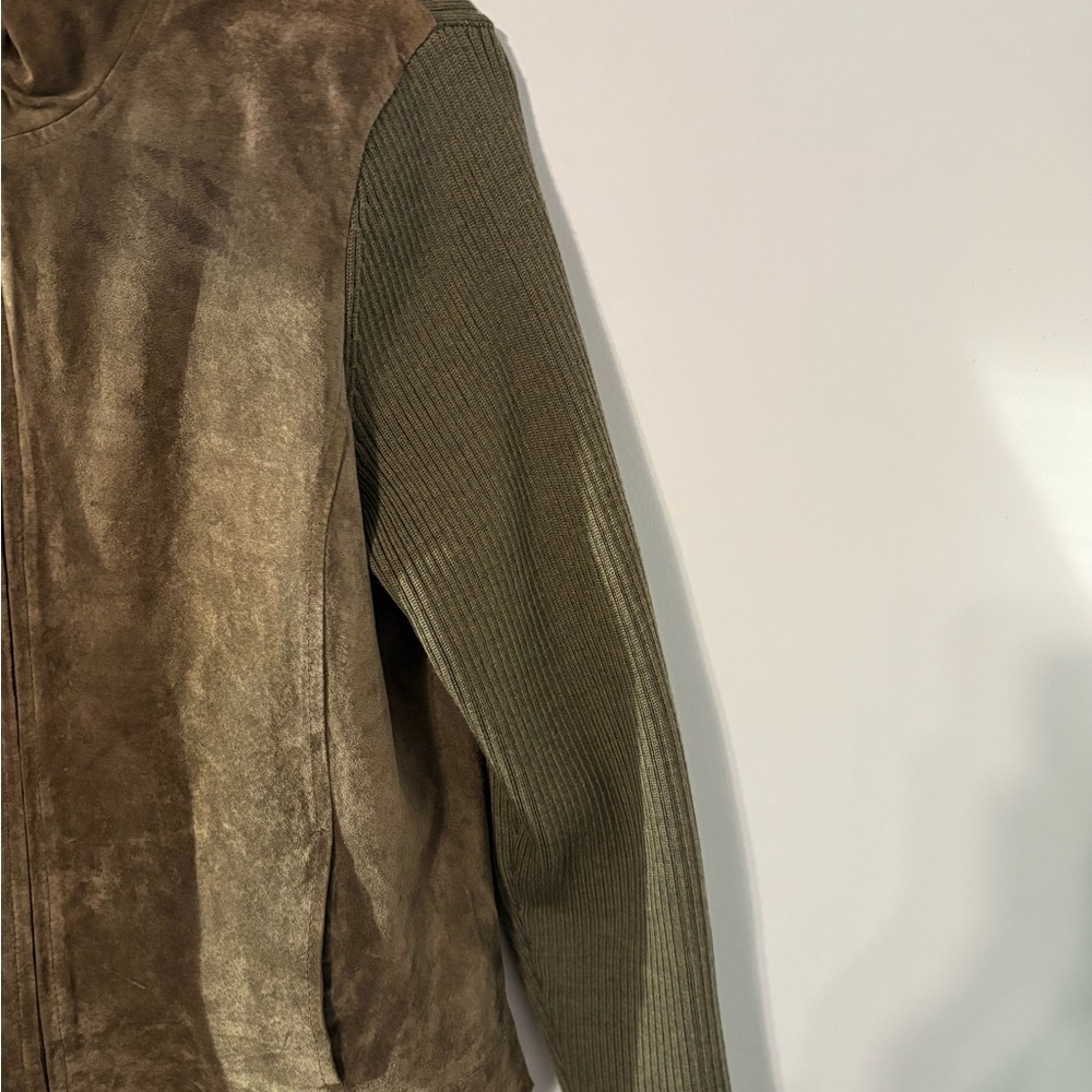 Pendleton Brown And Olive Leather Jacket - image 5